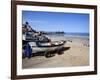 Fishing Boats on the Beach at Cromer, Norfolk, England, United Kingdom, Europe-Mark Sunderland-Framed Photographic Print