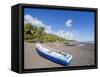 Fishing Boats on the Beach at Playa Sihuapilapa, Pacific Coast, El Salvador, Central America-Christian Kober-Framed Stretched Canvas