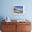 Fishing Boats on the Beach at Playa Sihuapilapa, Pacific Coast, El Salvador, Central America-Christian Kober-Framed Photographic Print displayed on a wall