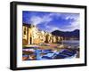 Fishing Boats on the Beach, Cefalu, Sicily, Italy, Mediterranean, Europe-Sakis Papadopoulos-Framed Photographic Print