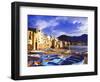 Fishing Boats on the Beach, Cefalu, Sicily, Italy, Mediterranean, Europe-Sakis Papadopoulos-Framed Photographic Print