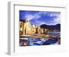 Fishing Boats on the Beach, Cefalu, Sicily, Italy, Mediterranean, Europe-Sakis Papadopoulos-Framed Photographic Print