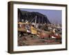 Fishing Boats on the Beach, Hastings, East Sussex, England, United Kingdom-John Miller-Framed Photographic Print