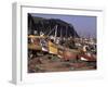 Fishing Boats on the Beach, Hastings, East Sussex, England, United Kingdom-John Miller-Framed Photographic Print