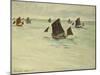 Fishing Boats on the Large de Pourville, 1882-Claude Monet-Mounted Giclee Print