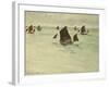 Fishing Boats on the Large de Pourville, 1882-Claude Monet-Framed Giclee Print