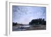 Fishing Boats on the Loire, 1865-Emmanuel Lansyer-Framed Giclee Print