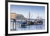 Fishing Boats on the Otago Peninsula, South Island, New Zealand, Pacific-Michael-Framed Photographic Print