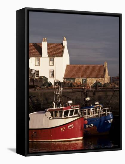 Fishing Boats, Pittenweem, Fife, Scotland, United Kingdom-Jonathan Hodson-Framed Stretched Canvas