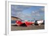Fishing Boats, Pozo Negro, Fuerteventura, Canary Islands, Spain, Atlantic, Europe-Markus Lange-Framed Photographic Print