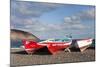 Fishing Boats, Pozo Negro, Fuerteventura, Canary Islands, Spain, Atlantic, Europe-Markus Lange-Mounted Photographic Print