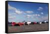 Fishing Boats, Pozo Negro, Fuerteventura, Canary Islands, Spain, Atlantic, Europe-Markus Lange-Framed Stretched Canvas