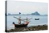 Fishing Boats, Prachuap Kiri Khan, Thailand, Southeast Asia, Asia-Christian Kober-Stretched Canvas