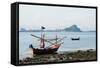 Fishing Boats, Prachuap Kiri Khan, Thailand, Southeast Asia, Asia-Christian Kober-Framed Stretched Canvas