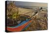 Fishing boats pulled up onto Paliton beach, Siquijor, Philippines, Southeast Asia, Asia-Nigel Hicks-Stretched Canvas