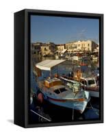 Fishing Boats, Rethymnon, Crete, Greek Islands, Greece, Mediterranean-Adam Tall-Framed Stretched Canvas