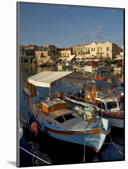 Fishing Boats, Rethymnon, Crete, Greek Islands, Greece, Mediterranean-Adam Tall-Mounted Photographic Print
