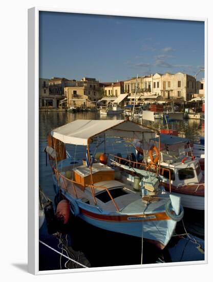 Fishing Boats, Rethymnon, Crete, Greek Islands, Greece, Mediterranean-Adam Tall-Framed Photographic Print