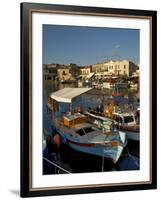 Fishing Boats, Rethymnon, Crete, Greek Islands, Greece, Mediterranean-Adam Tall-Framed Photographic Print