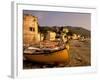Fishing Boats, Riviera Di Ponente, Laigueglia, Liguria, Portofino, Italy-Walter Bibikow-Framed Photographic Print