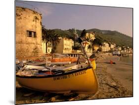 Fishing Boats, Riviera Di Ponente, Laigueglia, Liguria, Portofino, Italy-Walter Bibikow-Mounted Photographic Print