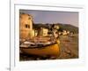 Fishing Boats, Riviera Di Ponente, Laigueglia, Liguria, Portofino, Italy-Walter Bibikow-Framed Photographic Print