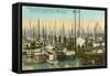 Fishing Boats, Seattle, Washington-null-Framed Stretched Canvas