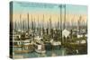 Fishing Boats, Seattle, Washington-null-Stretched Canvas