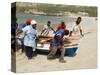 Fishing Boats, Tarrafal, Santiago, Cape Verde Islands, Africa-R H Productions-Stretched Canvas