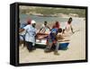 Fishing Boats, Tarrafal, Santiago, Cape Verde Islands, Africa-R H Productions-Framed Stretched Canvas