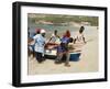 Fishing Boats, Tarrafal, Santiago, Cape Verde Islands, Africa-R H Productions-Framed Premium Photographic Print