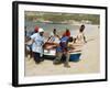 Fishing Boats, Tarrafal, Santiago, Cape Verde Islands, Africa-R H Productions-Framed Photographic Print