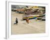 Fishing Boats, Tarrafal, Santiago, Cape Verde Islands, Africa-R H Productions-Framed Photographic Print