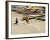 Fishing Boats, Tarrafal, Santiago, Cape Verde Islands, Africa-R H Productions-Framed Photographic Print