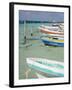 Fishing Boats Tied Up, Isla Mujeres, Quintana Roo, Mexico-Julie Eggers-Framed Photographic Print