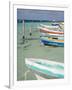 Fishing Boats Tied Up, Isla Mujeres, Quintana Roo, Mexico-Julie Eggers-Framed Photographic Print