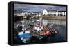 Fishing Boats, Ullapool Harbour, Highland, Scotland-Peter Thompson-Framed Stretched Canvas