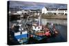 Fishing Boats, Ullapool Harbour, Highland, Scotland-Peter Thompson-Stretched Canvas