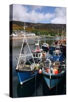 Fishing Boats, Ullapool Harbour, Highland, Scotland-Peter Thompson-Stretched Canvas