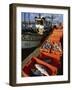 Fishing Boats Unloading, Sagres, Algarve, Portugal, Europe-Neale Clarke-Framed Photographic Print