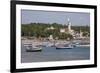 Fishing Boats, Vizhinjam, Trivandrum, Kerala, India, Asia-Balan Madhavan-Framed Photographic Print