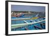 Fishing Boats, Vizhinjam, Trivandrum, Kerala, India, Asia-Balan Madhavan-Framed Photographic Print