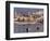 Fishing Boats with 17th century Kasbah des Oudaias, Morocco-Merrill Images-Framed Photographic Print