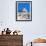 Fishing Boats with a Chapel in Background, Chios Island, Greek Islands, Greece, Europe-Sakis Papadopoulos-Framed Photographic Print displayed on a wall