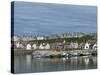 Fishing Boats with Creels at Anchor in Harbour at Findochty, Grampian, Scotland-Lousie Murray-Stretched Canvas