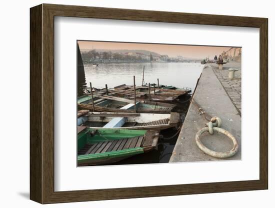 Fishing Boats-Richard Nebesky-Framed Photographic Print