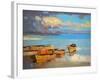 Fishing Boats-Vahe Yeremyan-Framed Art Print