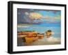 Fishing Boats-Vahe Yeremyan-Framed Art Print