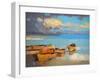 Fishing Boats-Vahe Yeremyan-Framed Art Print