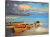 Fishing Boats-Vahe Yeremyan-Stretched Canvas